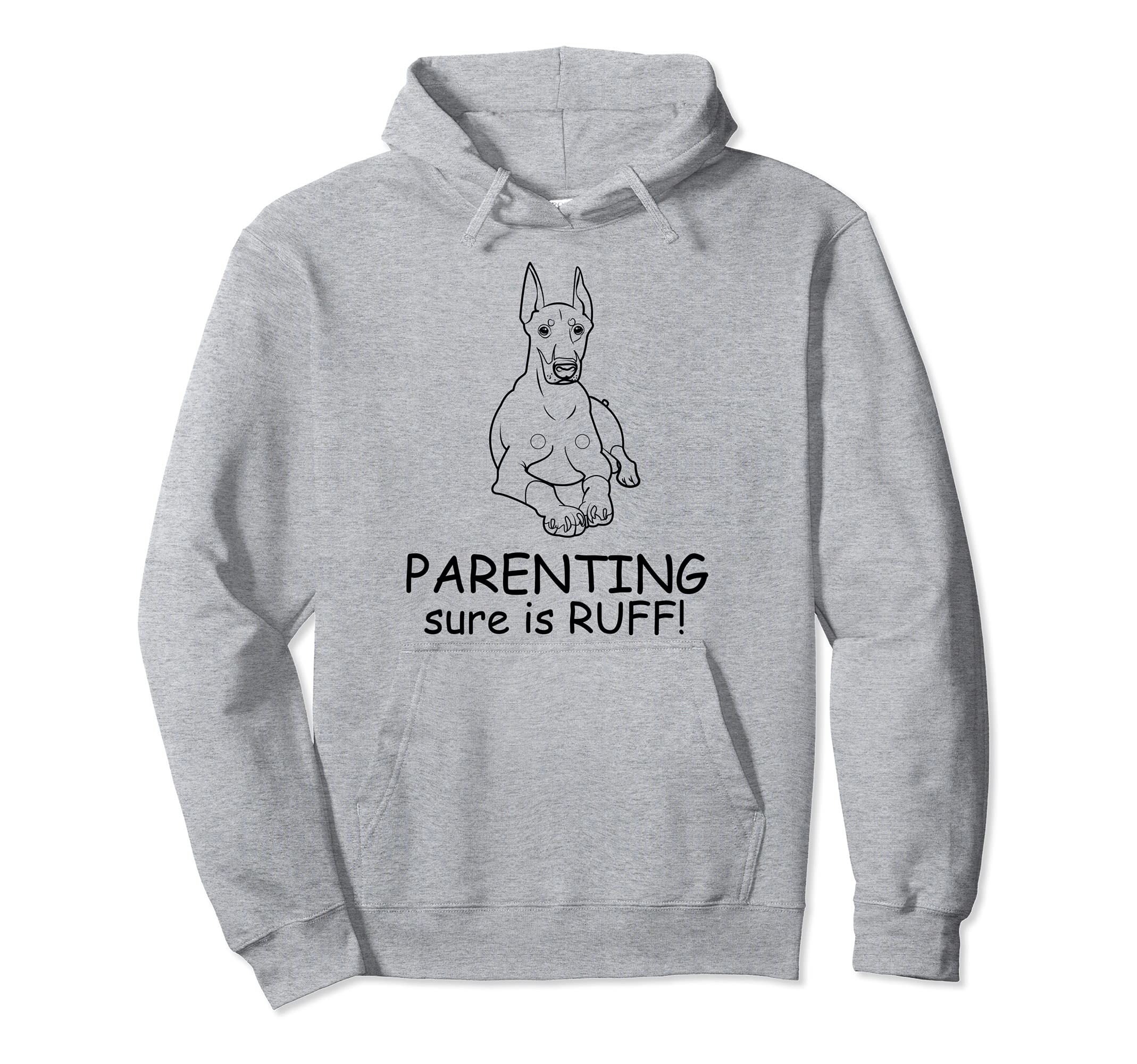 Dobberman Dog Love-r Cute Funny Dog Mom Pullover Hoodie