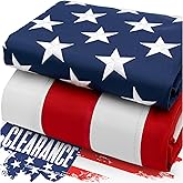 American Flag for Outside Heavy-Duty US Flag with Embroidered Stars Reinforced Material USA Flag Built for Outdoors Sewn Stripes UV Protection Brass Grommets (3x5 ft)