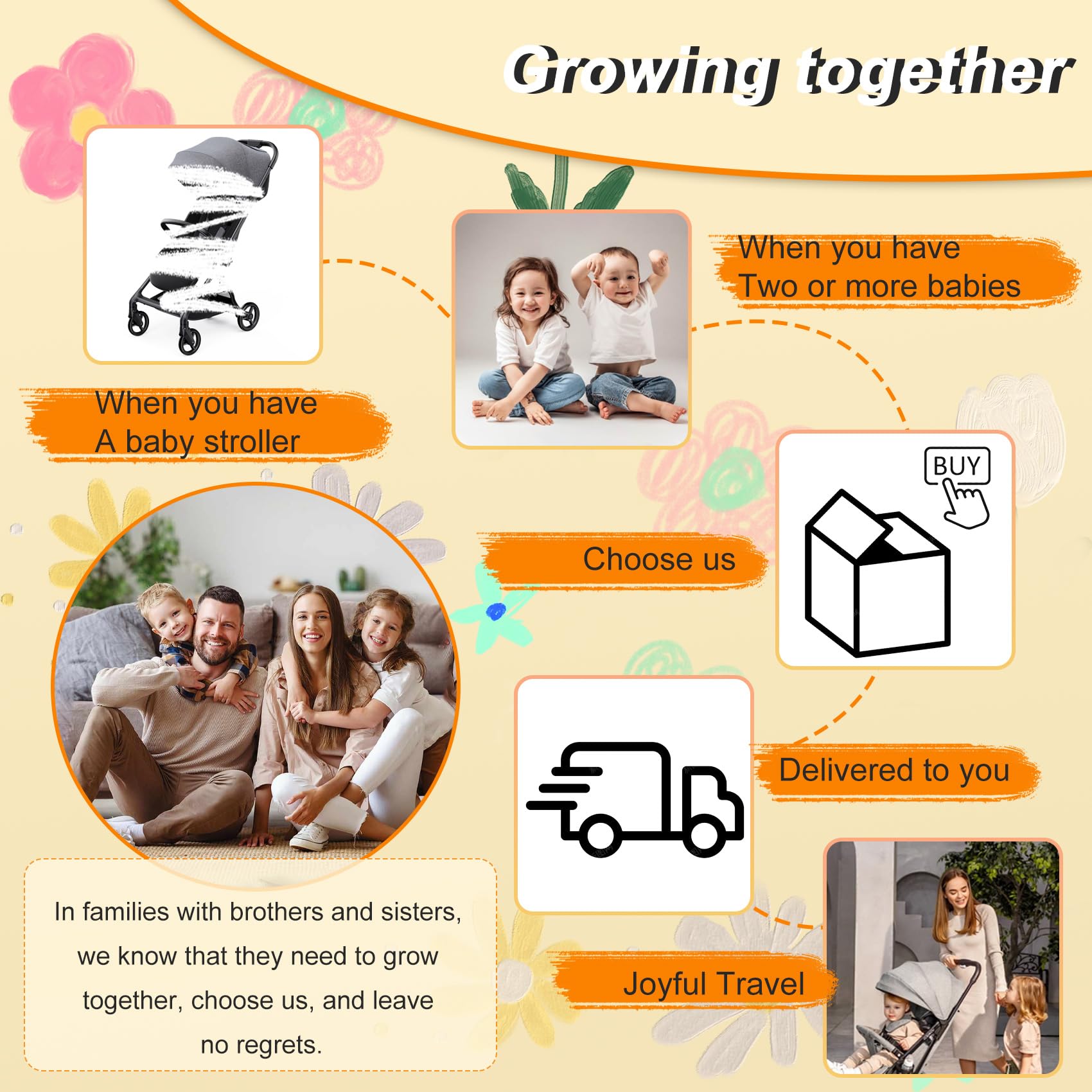 Piggyback Ride-Along Board for Vista (Models 2015-2019),Vista V2,and Vista V3 Strollers,Stroller Standing Board with 360 ° Universal Wheel,Use EVA Foam Wheels Smoothly Nnavigate Through Rugged Roads