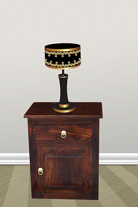 Furniseworld Sheesham Wood Bedside Table For Bedroom End Table For