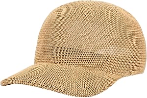 MOCARLY Women Straw Newboy Cap Summer Sunhat Beach Baseball Cap Stylish Visor Travel Cap Casual Ball Cap