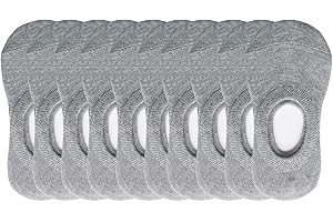 CHUNG Toddler Little Boys Girls No Show Liner Cotton Socks Thin Multi Solid Color White Summer 10 Pack 2T-12Years