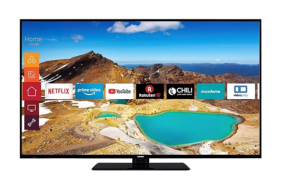 Telefunken XU55E512 140 cm (55 Zoll) Fernseher (4K Ultra HD, HDR 10, Triple Tuner, Smart TV, Prime Video)
