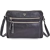 Cochoa Genuine Leather Crossbody Bags for Women Sling Purses Trendy Small Handbags & Shoulder Crossover