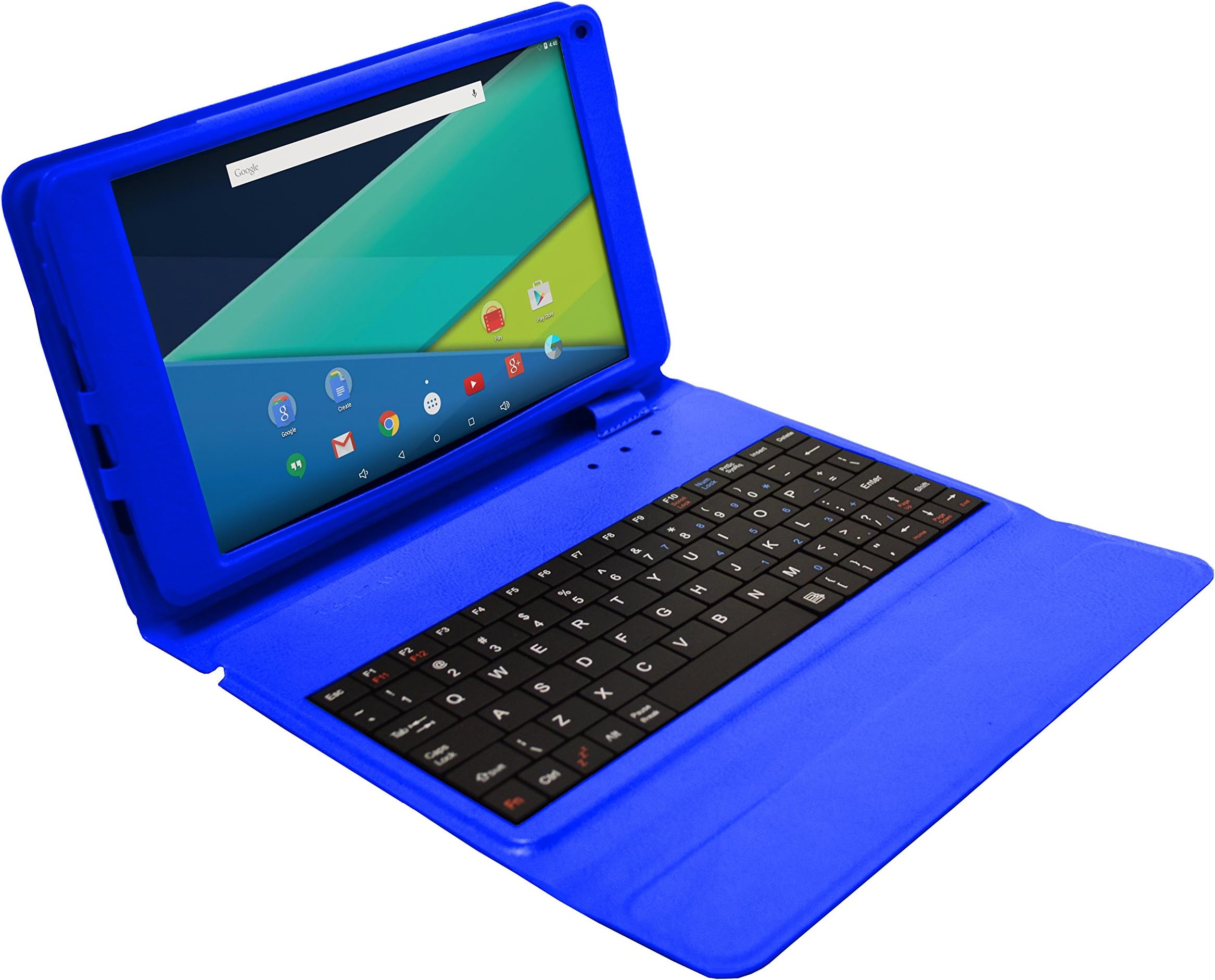 Prestige ELITE A9QL - 9-inch QuadCore 16GB Android 5.0 Lollipop Tablet with Keyboard Case included - Blue