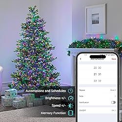Brizled Smart Christmas Lights, 196ft 600 LED Smart