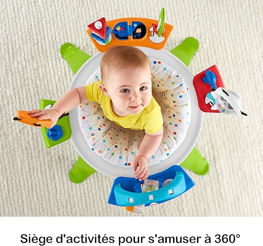Fisher Price Mon Premier Siege D Activites Bebe 3 En 1 Transformable En Table De Jeux Avec Jouets De La Naissance Aux Premiers Pas Ggc60 Amazon Fr Bebes Puericulture