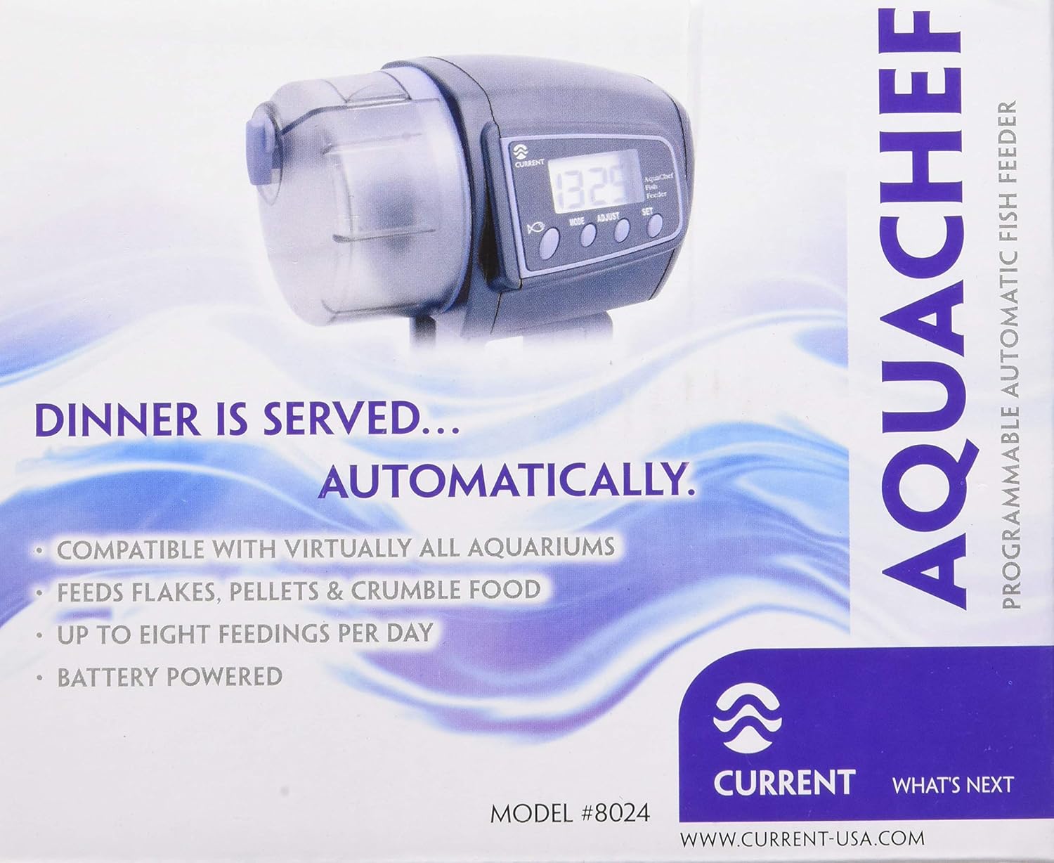 Amazon Com Current Usa 3860 Aquachef Automatic Fish Feeder Pet