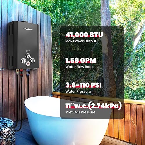 Gasland Gas Hot Water Heater For Boats Portable Tankless Water