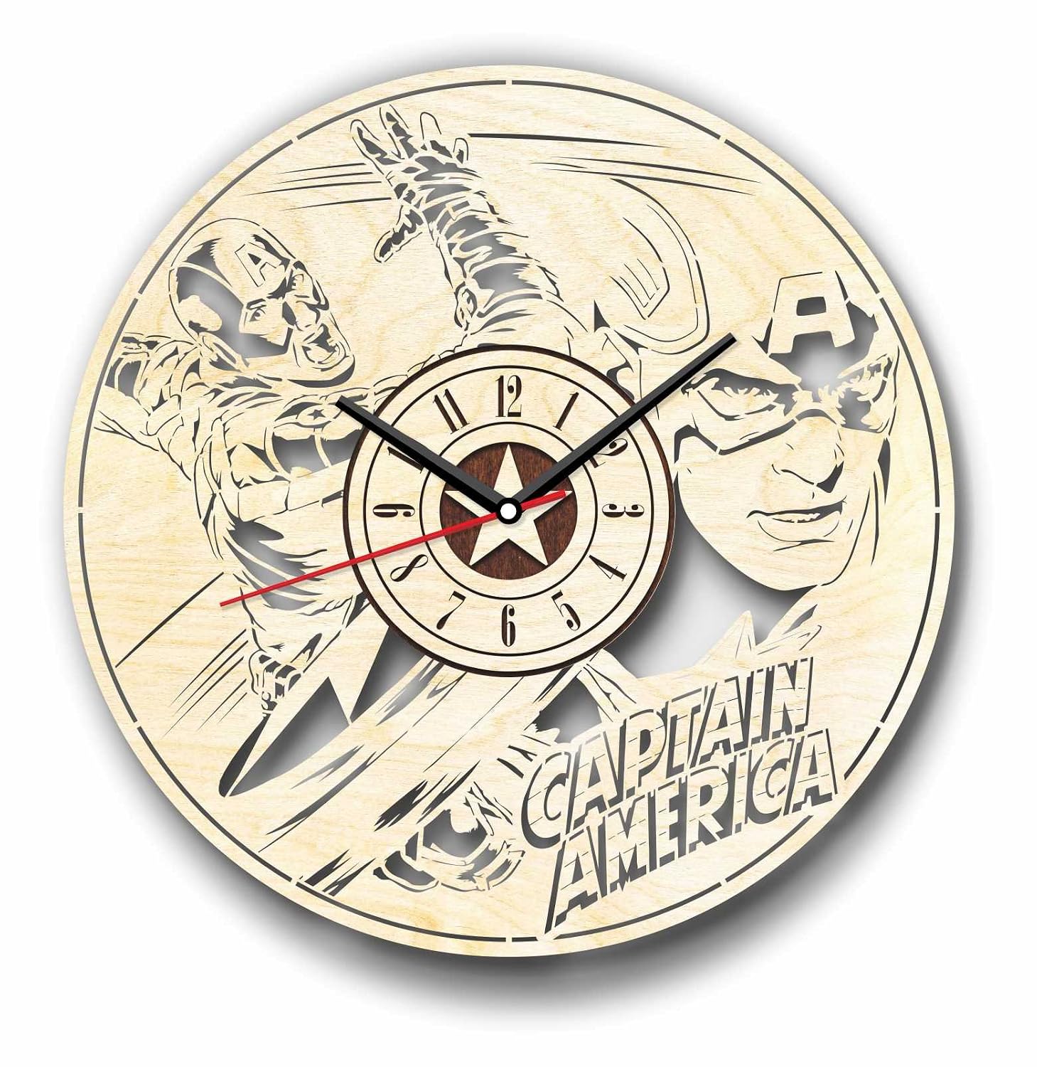 Captain America Wall Clock