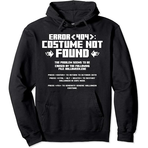 Amazon.com: ERROR 404 X HUMAN NOT FOUND SORRY! Backprint statement
