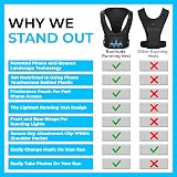 Runitude Running Phone Holder Vest Chest Pouch Light Straps Key Clip view 3