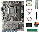 Lodokdre B250C ETH Miner Motherboard 12USB G4560 CPU 4GB DDR4 128GB SSD Fan view 1