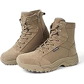 YELLOWOLF Women's 6 Inch Lightweight Tactical Combat Boots - Army Desert Boots