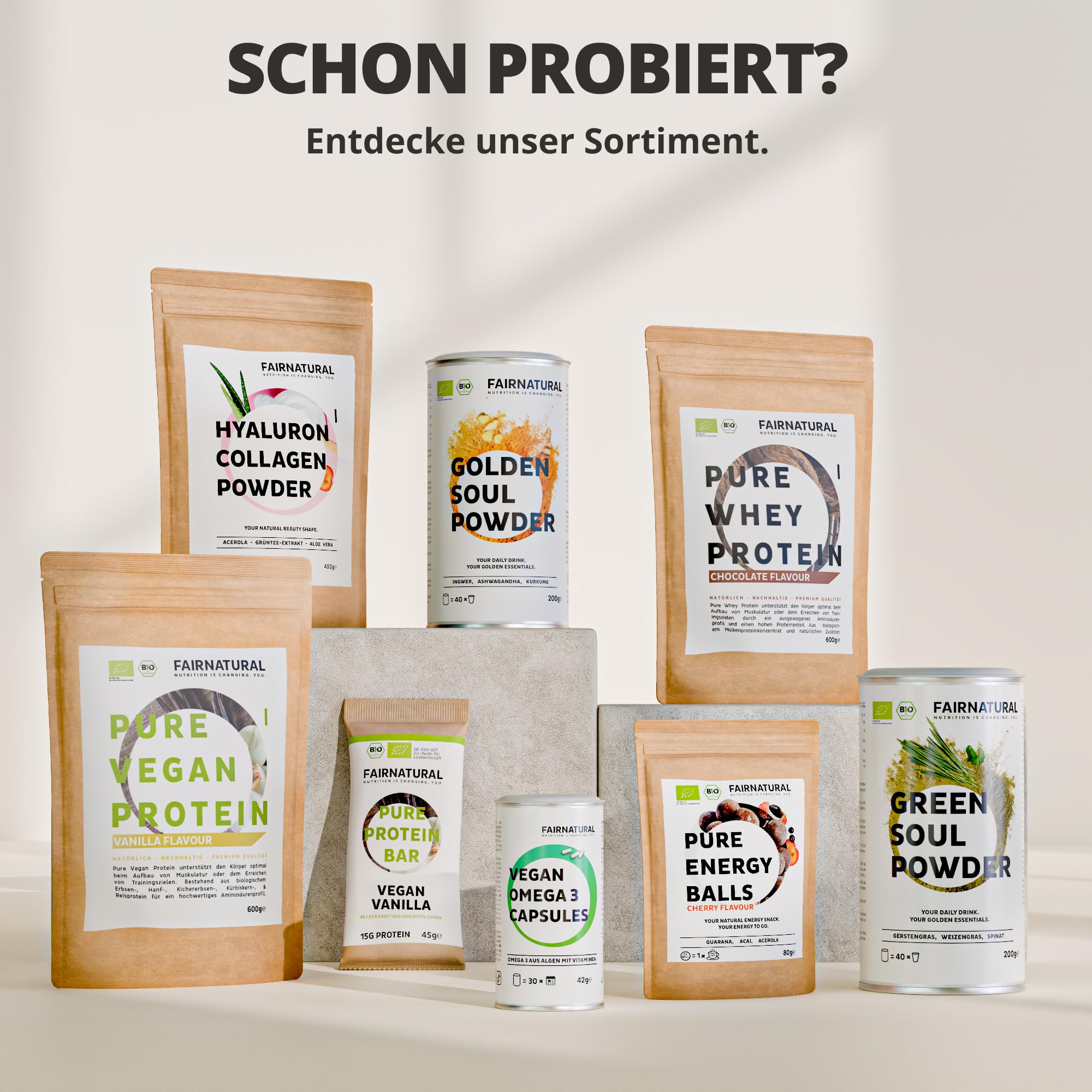 FAIRNATURAL Bio Veganes Proteinpulver Vanille ohne Soja [600G] 5K Protein Pulver Laktosefrei - Vegan Protein Powder - Pflanzliches Proteinpulver - Regional aus DE - Proteinshake Vegan - Eiweißpulver 8