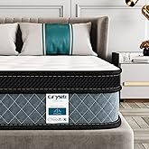 Crystli Full Mattress, 10 Inch Memory Foam Mattress with Innerspring Hybrid Full Size Mattress in a Box Pressure Relief & Sup