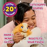 Little Live Pets Mama Guinea Pig with Hutch and 3 Babies 20+ Sounds view 3