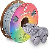 Polymaker Panchroma Satin PLA Filament, Satin Grey 1.75mm 3D Printing Filament, 3D Printer PLA Filament, Fit Most FDM 3D Printers, 1kg Spool (2.2lbs)
