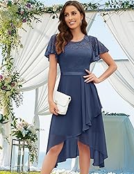 Wedtrend Women's Formal Dress Ruffle Cocktail Party