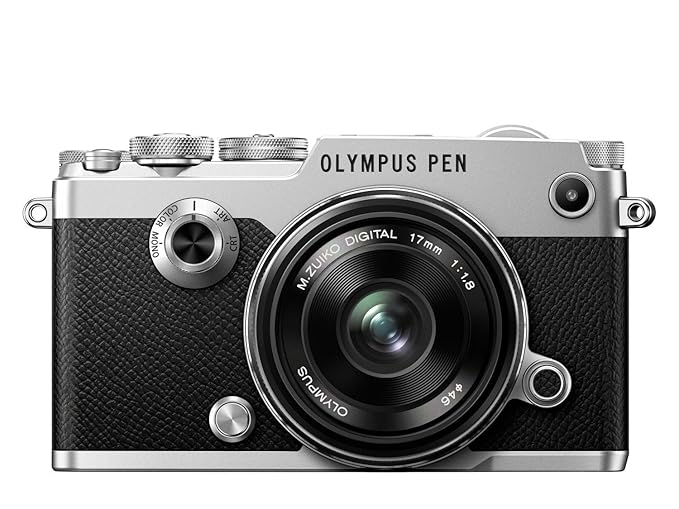 Olympus PEN-F Systemkamera (20,3 MP, 3' TFT LCD, elektr. Sucher, Full-HD, WLAN, Metallgehäuse) + 17mm 1:1.8 silber