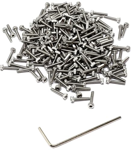 Vis M4x16mm Acier Inoxydable Tête Ronde - 10 Pièces Avec Rondelle - Phillips - Neuf Uxcell