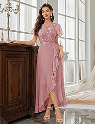 BeryLove Sequin Formal Dresses for Women Flutter