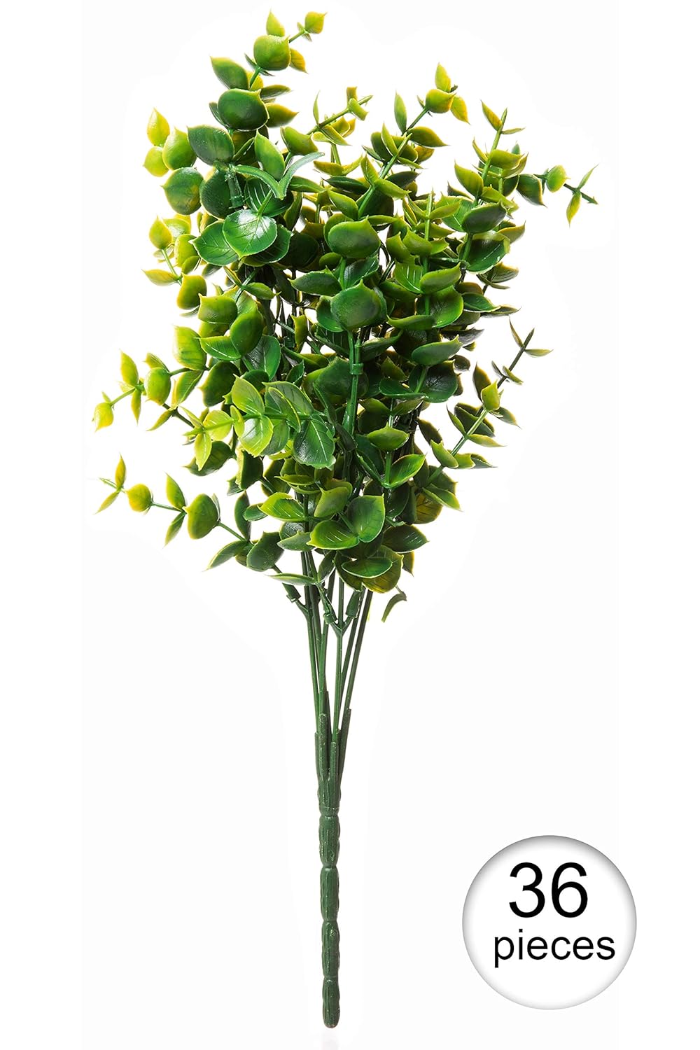 Kitchen Dining 11 Inches For Floral Arrangements Outdoor Style Wedding Indoor 6 Bundle Branch Decorative Faux Eucalyptus Grass Green Plant Pick Eucalyptus 11 Inch 36 Qty Home Decor Garden Cookware