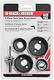 Black & Decker 71-120 Hole Saw Assortment, 5-Piece