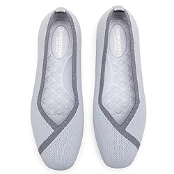 Frank Mully Womens Square Toe Flat Shoes