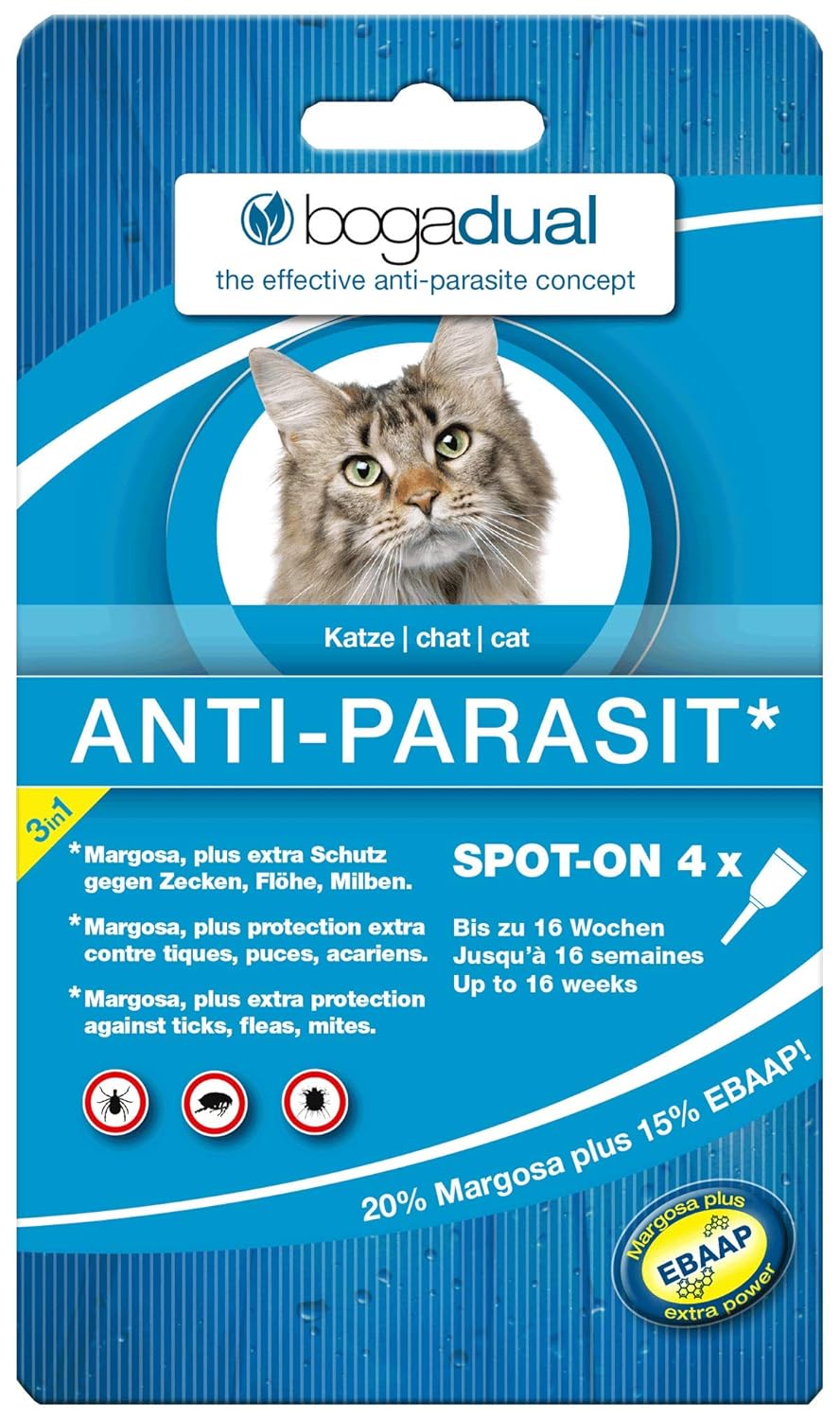 Bogadual Ubo0542 Anti Parasit Spot On Katze 4 X 075 Ml