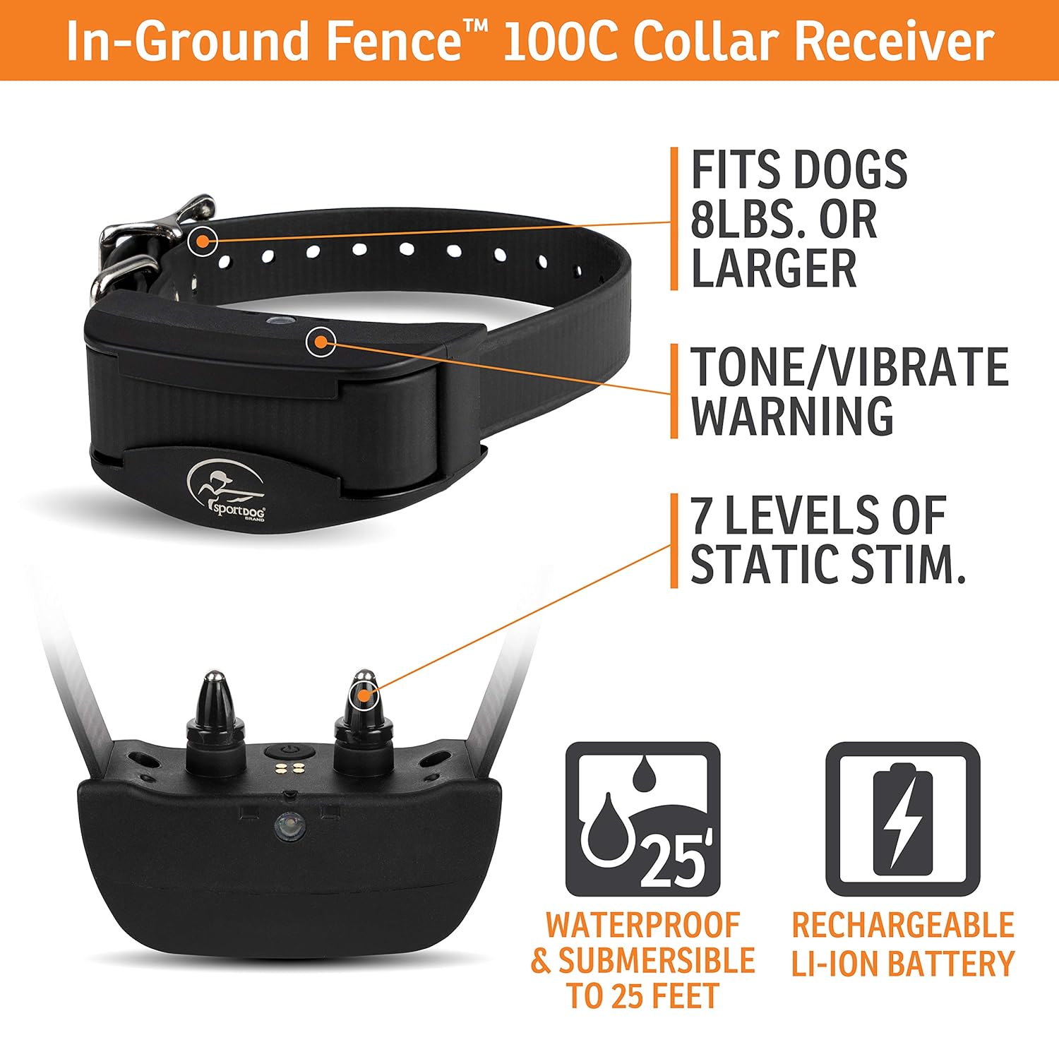 Reviews SportDOG Brand Rechargeable InGround Fence AddADog Collar