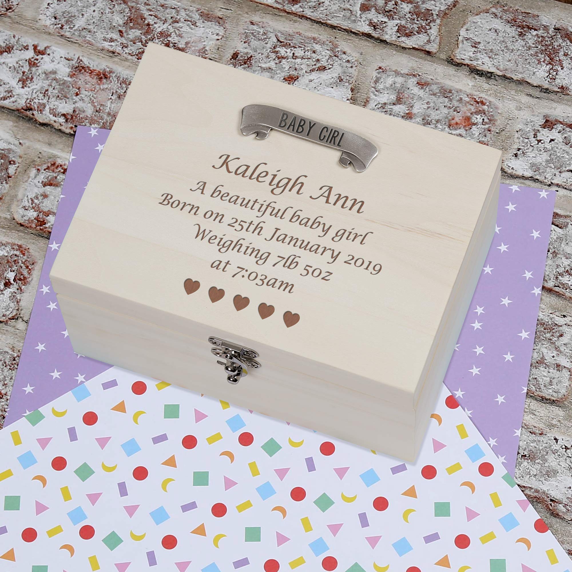 born in 2019 memory box