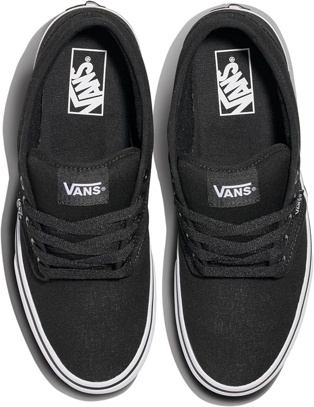 Atwood Sneaker Homme, Canvas Black White, 43 EU