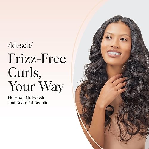 Kitsch Satin Heatless Curling Set – Heatless Curls Overnight with