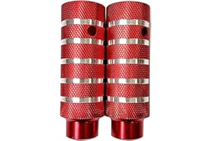 SZWEDI BMX Pegs 2PCS Aluminum Alloy for BMX Stunt Pegs BMX Accessories Anti-Skid Bicycle Pegs Fit 3/8 inch Axles 110x38mm