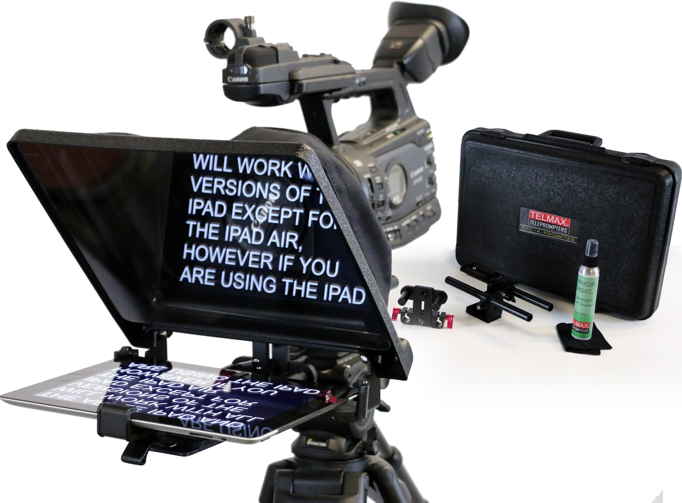 Telmax Rail-a-Prompter iPad Teleprompter