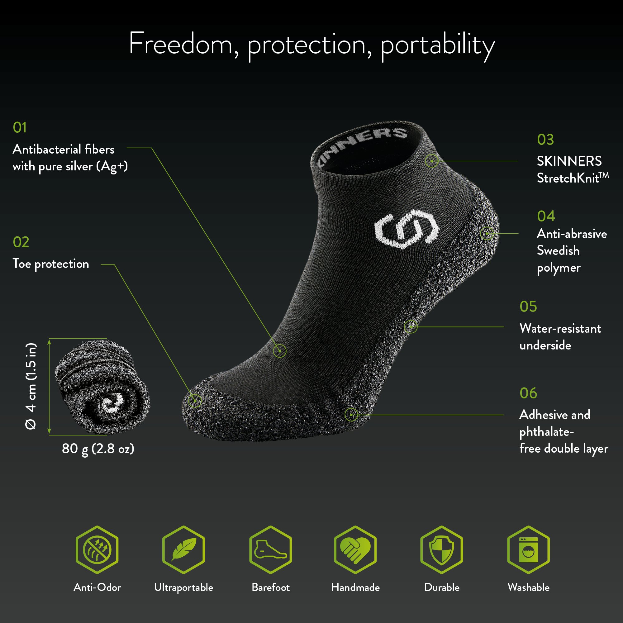 Skinners Minimalist Barefoot Sock Shoes For Men & Women Ultra