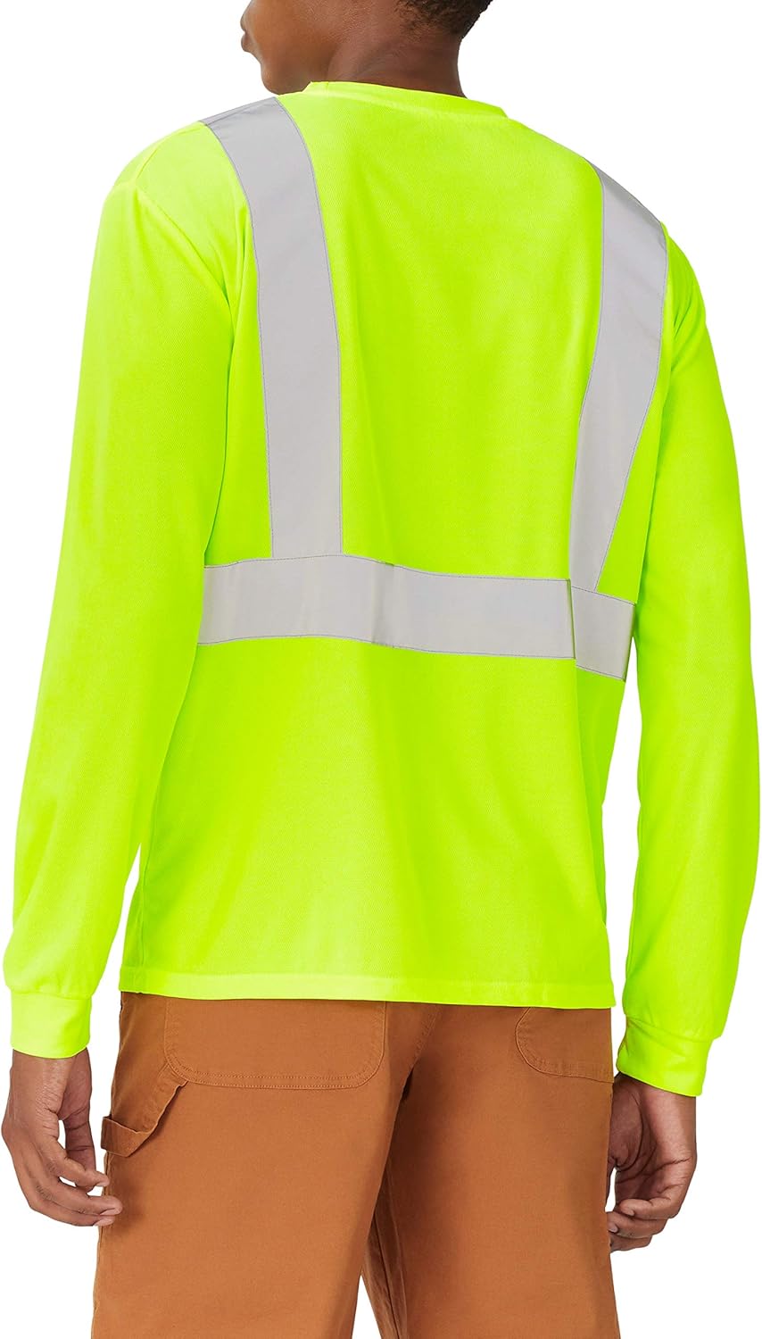 Fila Men's High Visibility Long Sleeve Pocket Top: Clothing