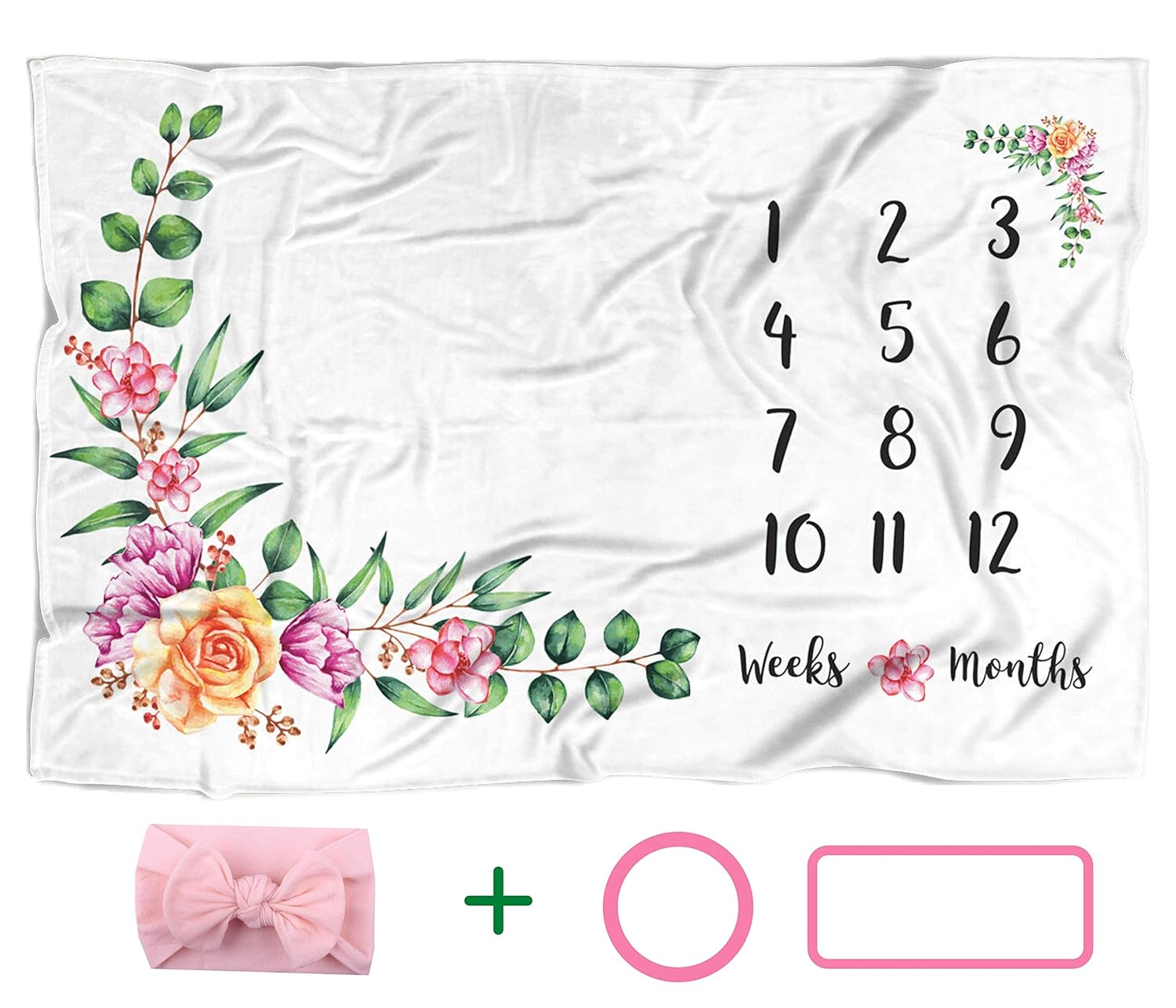 target baby month blanket