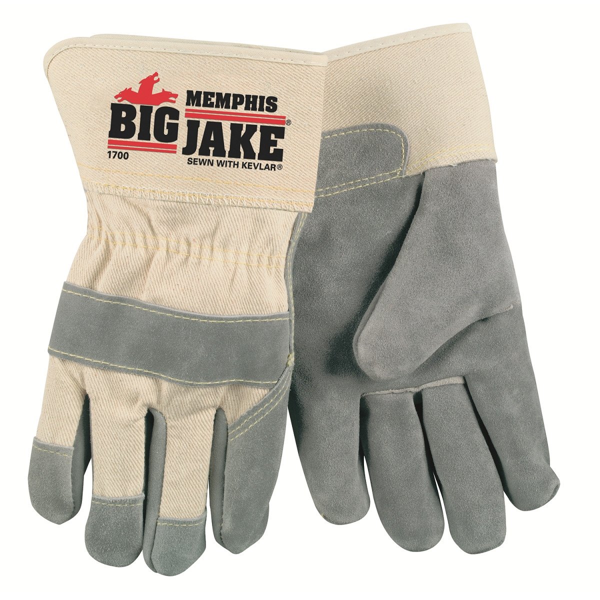 Big Jake® Premium Leather Palm Gloves, Size Extra Large (1 Dozen