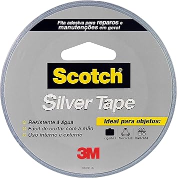 Fita 3M Scotch Silver Tape - 45 mm x 25 m