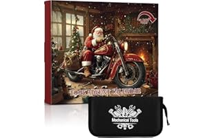 Artmag Tool Advent Calendar - 24 Days Christmas Countdown Calendar Mechanic Tools Set Christmas Gadget Surprise Gift for Adul