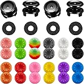Controller Accessories Thumbstick Grips for Xbox, 2 Pairs HIGH Stick, 20 PCS Joystick Thumb Grips Extenders and 4 PCS Precision Rings Attachments for Xbox One/Series X Control - Mixed Color 1