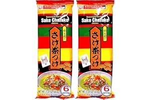 VALUE PACK - Ochazuke Seasoning for Rice Soup, Ume-boshi (Pickled Plum), 6 Servings Each, Pack of 2