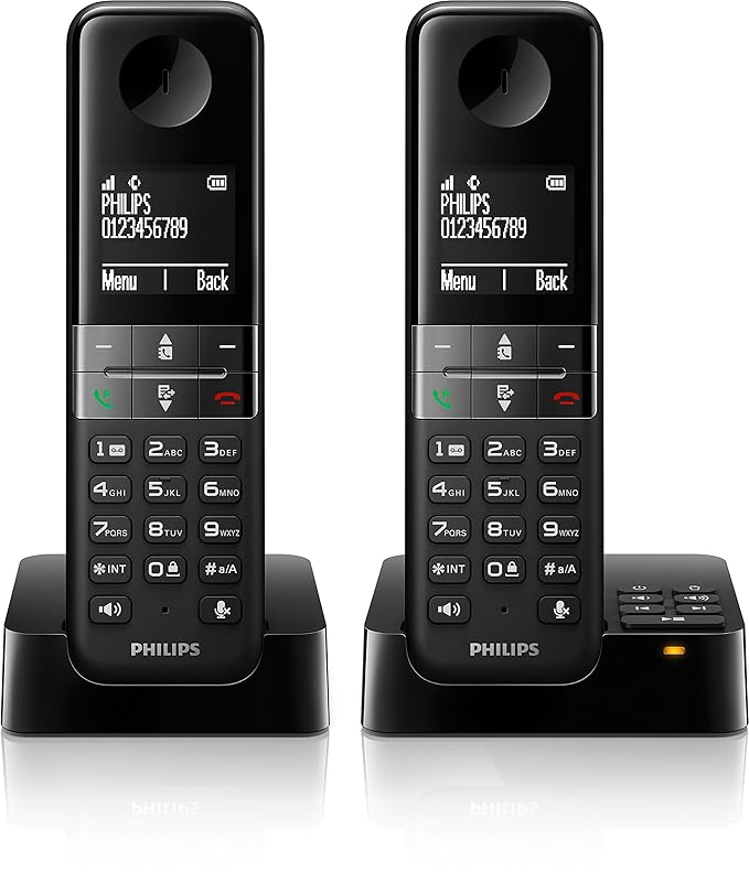 Philips D455 DUO Cordless Phone with Answering Machine Amazon.co.uk