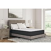 Signature Design by Ashley Limited Edition Plush 12 Inch Hybrid Mattress with Gel Memory Foam and Edge Support for Cool Sleep and Pressure Relief, Queen, Fiberglass Free, Mattress In A Box