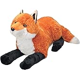 Wild Republic Jumbo Fox Plush, Giant Stuffed Animal, Plush Toy, Gifts for Kids, 30 Inches