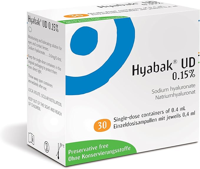 Thea Hyabak Eye Unidose Drops, Pack of 30 Drops Amazon.co.uk Health