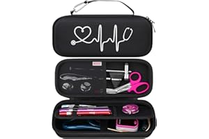 BOVKE Stethoscope Case for 3M Littmann Classic III Monitoring, Lightweight II S.E, Cardiology IV Diagnostic, MDF Acoustica St