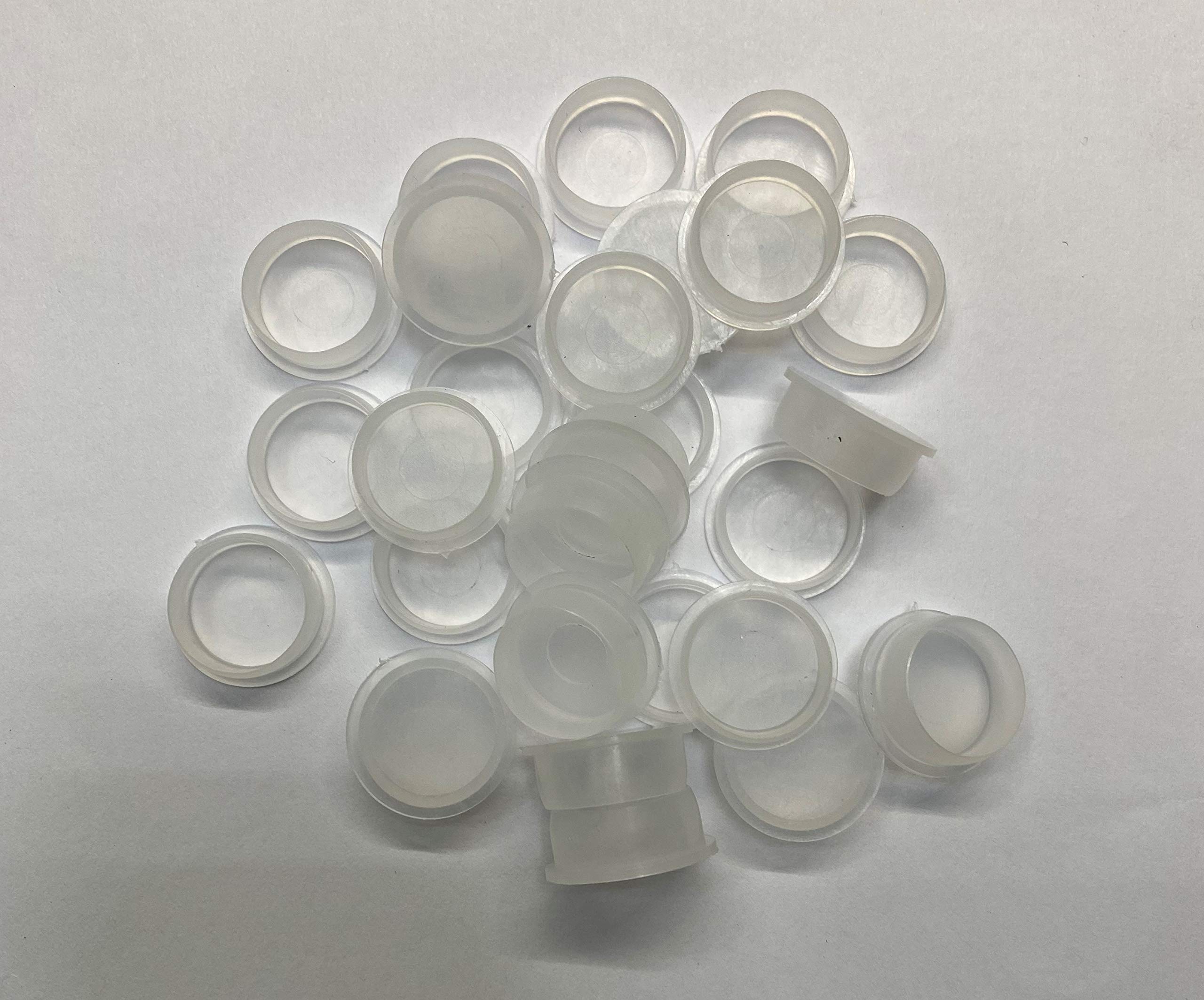 dexierp Protection Force Plug For 11/16"-18mm Hole (Pack of 25) 3/4-16 UNF M20 Thread Nut Cover Seal LDPE Plastic Mount โ image 1